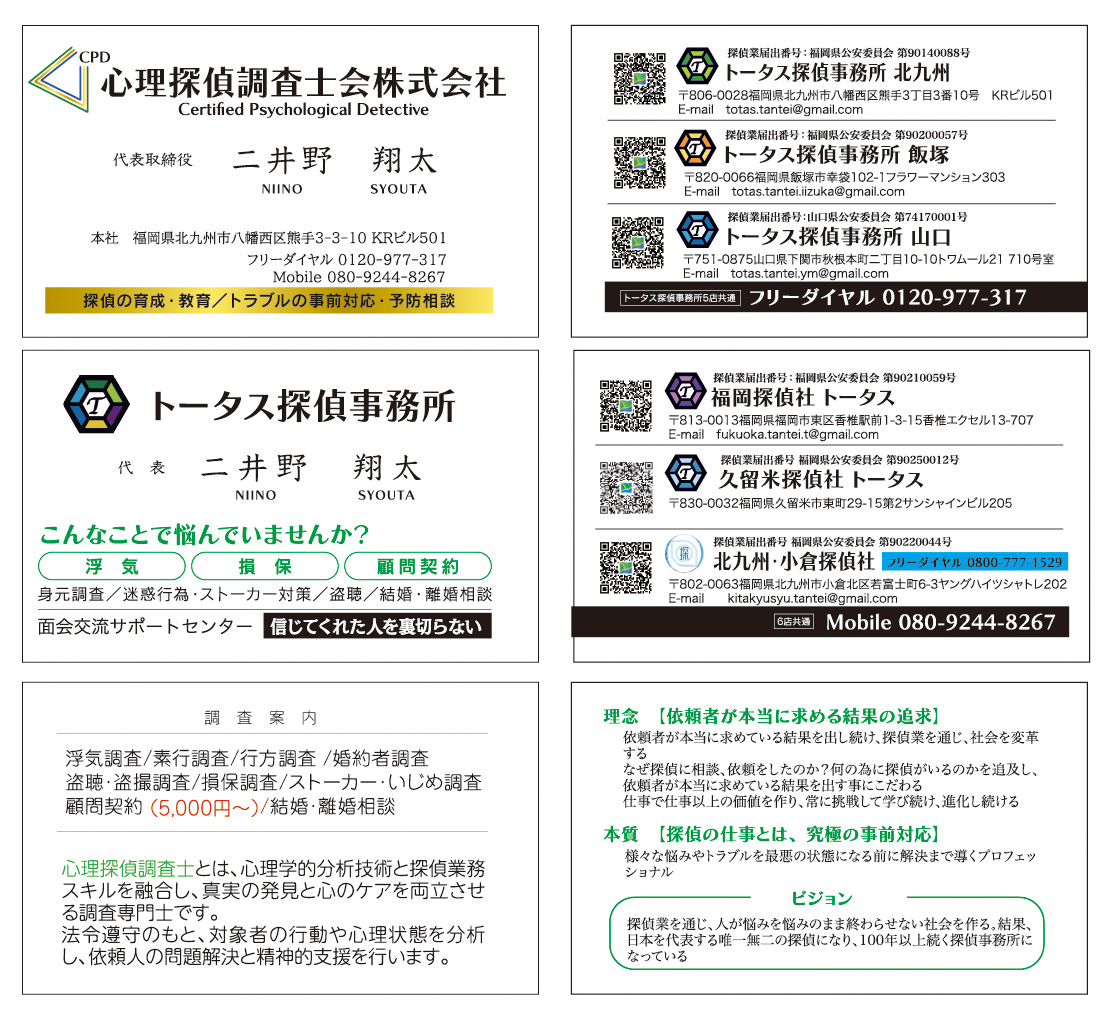 二井野　翔太名刺